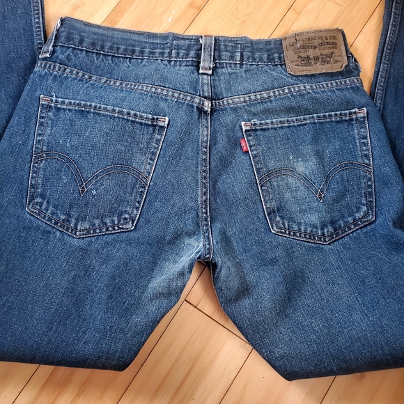 Vintage Levi's 511 Men's Blue Jeans Size 34"x32" - Picture 6 of 7